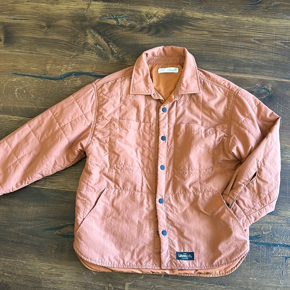 Rust colour Zara boys lightweight jacket age 9